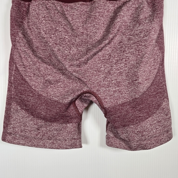 Gymshark Womens Flex Biker Shorts In Cletet Red Size M Activewear Casual - Picture 6 of 9